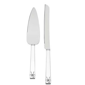 Vera Wang Love Knots Cake and Trowel Wedding Set. In box, used one time.